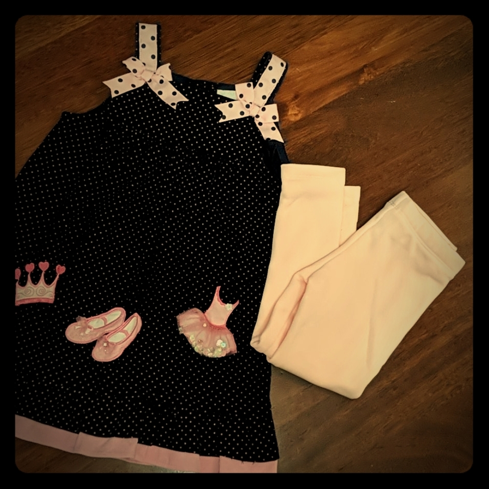 Ballet dress and leggings size 4